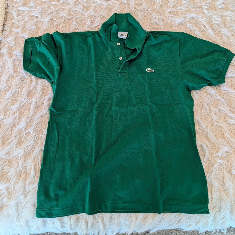 Lacoste Polo Shirt Mens Size 6 Green